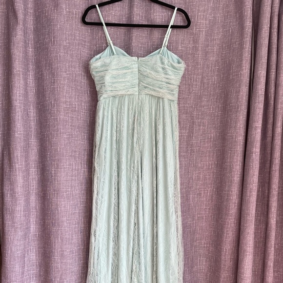 Mint Spaghetti Strap Maxi Dress - Picture 3 of 12